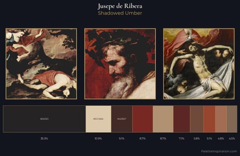 Jusepe de Ribera Palette 9 - Shadowed Umber