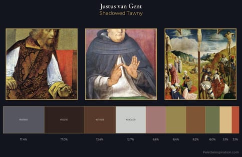 Justus van Gent Palette 5