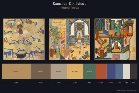 Kamal ud-Din Behzad Master Palette