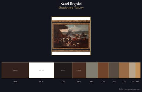 Karel Breydel Palette 4 - Shadowed Tawny