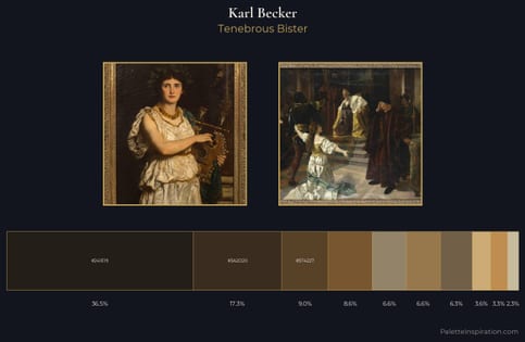 Karl Becker Palette 2 - Tenebrous Bister