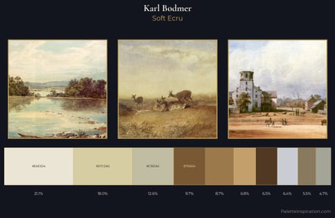 Karl Bodmer Palette 2 - Soft Ecru