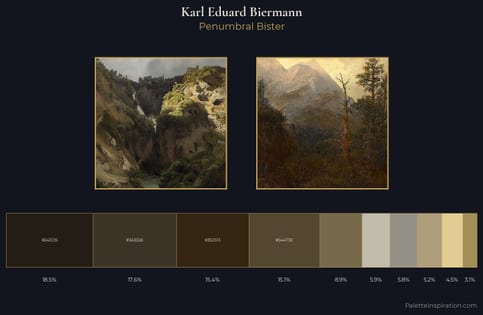 Karl Eduard Biermann Palette 4 - Penumbral Bister