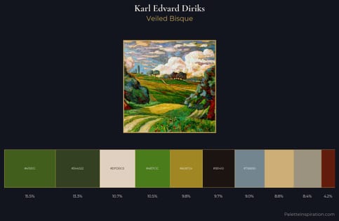 Karl Edvard Diriks Palette 5 - Veiled Bisque