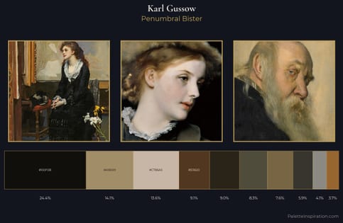 Karl Gussow Palette 5 - Penumbral Bister