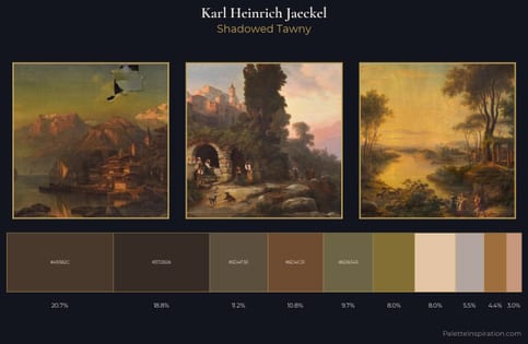 Karl Heinrich Jaeckel Palette 6 - Shadowed Tawny
