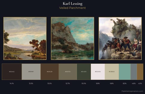 Karl Lessing Palette 3 - Veiled Parchment