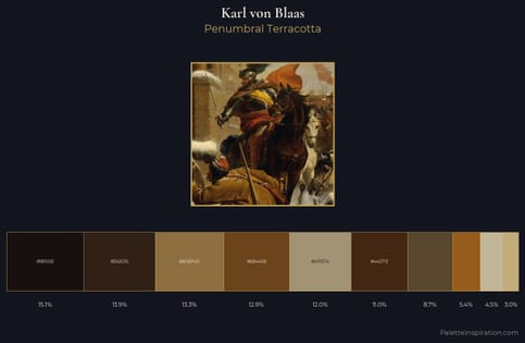Karl von Blaas Palette 4 - Penumbral Terracotta