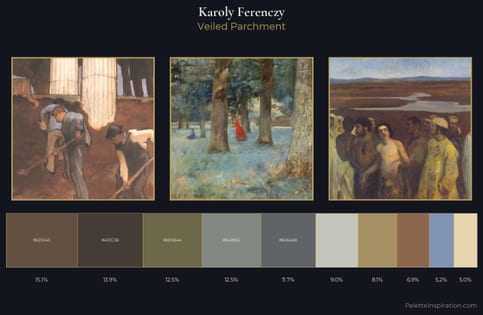 Karoly Ferenczy Palette 2
