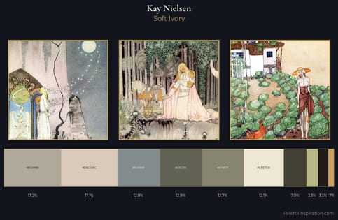 Kay Nielsen Palette 3 - Soft Ivory