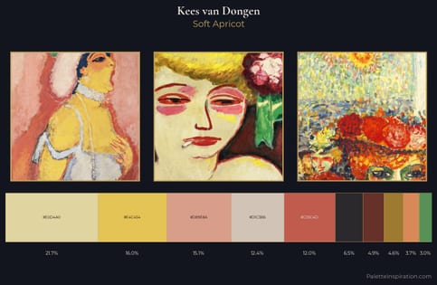 Kees van Dongen Palette 2 - Soft Apricot