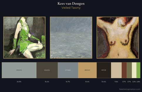 Kees van Dongen Palette 3 - Veiled Tawny