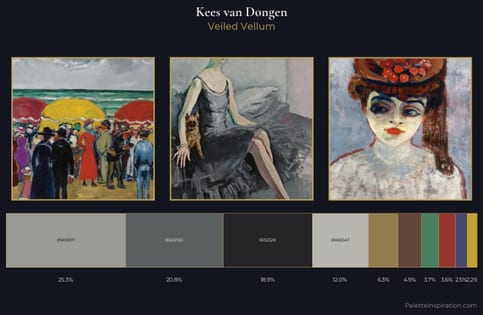 Kees van Dongen Palette 5 - Veiled Vellum