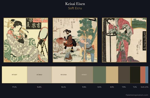 Keisai Eisen Palette 3 - Soft Ecru