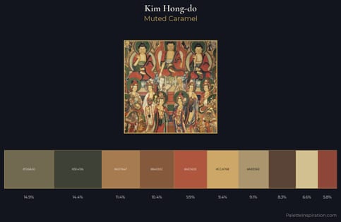 Kim Hong-do Palette 3 - Muted Caramel