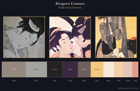 Kitagawa Utamaro Palette 2