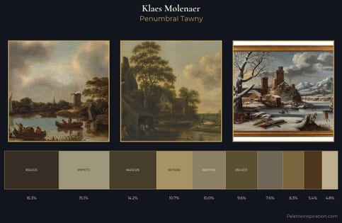 Klaes Molenaer Palette 3 - Penumbral Tawny