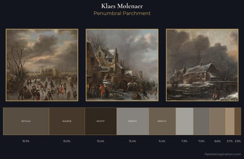 Klaes Molenaer Palette 5 - Penumbral Parchment