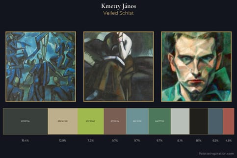 Kmetty János Master Palette - Veiled Schist