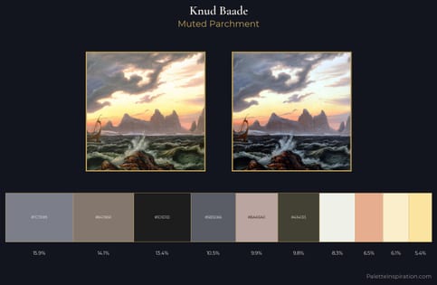 Knud Baade Palette 1 - Muted Parchment