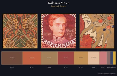 Koloman Moser Palette 10