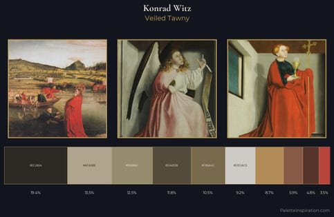 Konrad Witz Palette 1 - Veiled Tawny