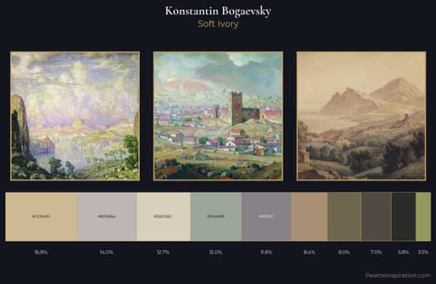 Konstantin Bogaevsky Palette 2 - Soft Ivory