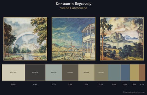 Konstantin Bogaevsky Palette 3 - Veiled Parchment