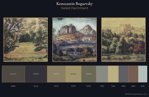 Konstantin Bogaevsky Palette 7 - Veiled Parchment