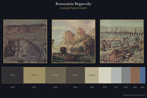 Konstantin Bogaevsky Master Palette - Veiled Parchment