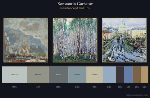 Konstantin Gorbatov Palette 5 - Pearlescent Vellum