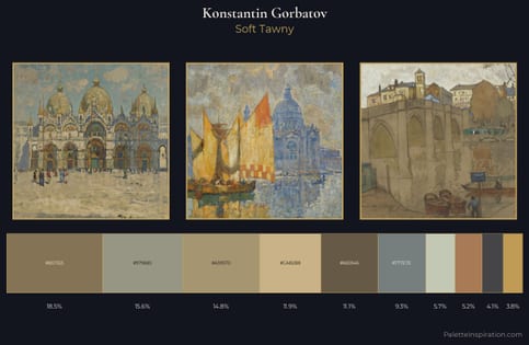 Konstantin Gorbatov Palette 8 - Soft Tawny