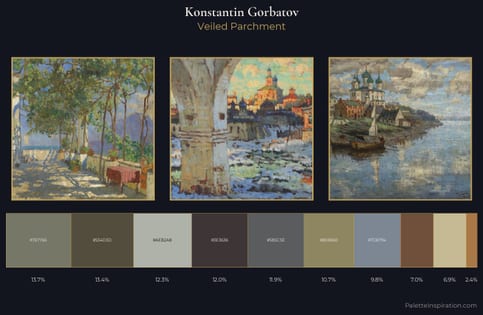 Konstantin Gorbatov Palette 13 - Veiled Parchment