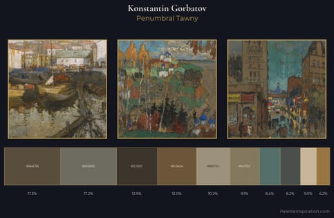 Konstantin Gorbatov Palette 15 - Penumbral Tawny