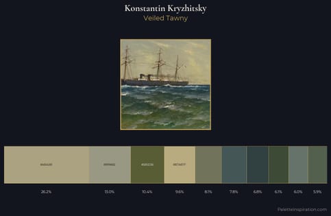 Konstantin Kryzhitsky Palette 3 - Veiled Tawny