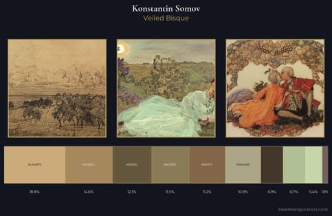 Konstantin Somov Palette 3 - Veiled Bisque
