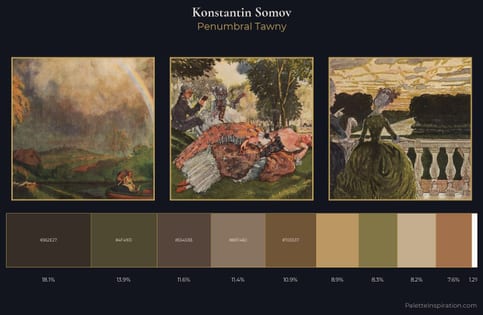 Konstantin Somov Palette 8 - Penumbral Tawny