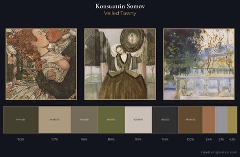 Konstantin Somov Palette 11 - Veiled Tawny