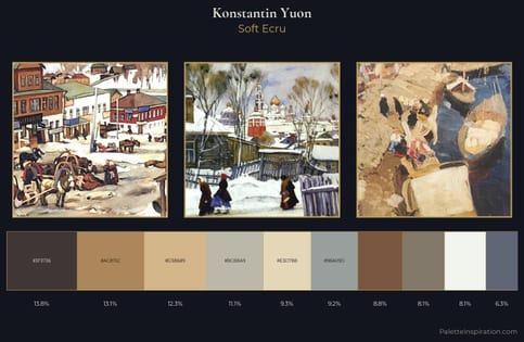 Konstantin Yuon Palette 2 - Soft Ecru