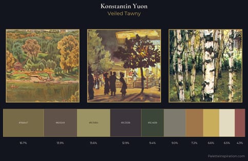 Konstantin Yuon Palette 10 - Veiled Tawny