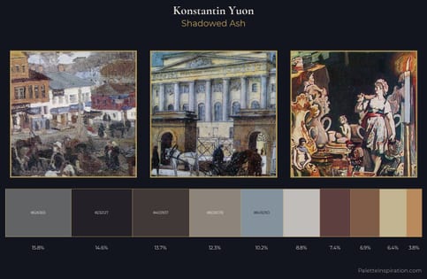 Konstantin Yuon Palette 11 - Shadowed Ash
