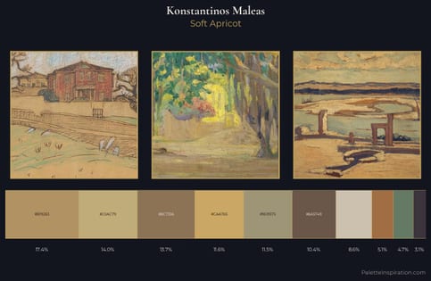 Konstantinos Maleas Palette 4 - Soft Apricot