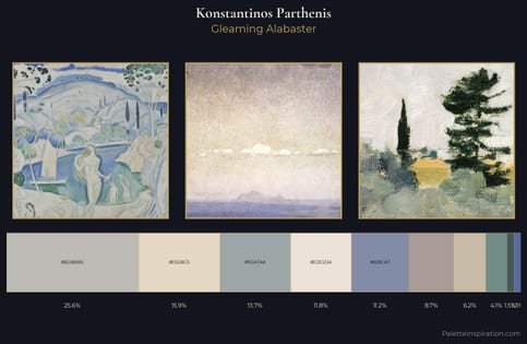 Konstantinos Parthenis Palette 1