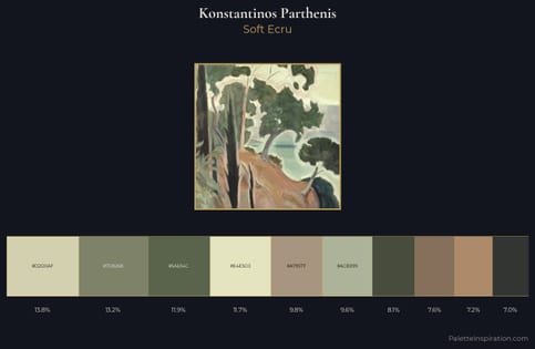Konstantinos Parthenis Palette 2 - Soft Ecru