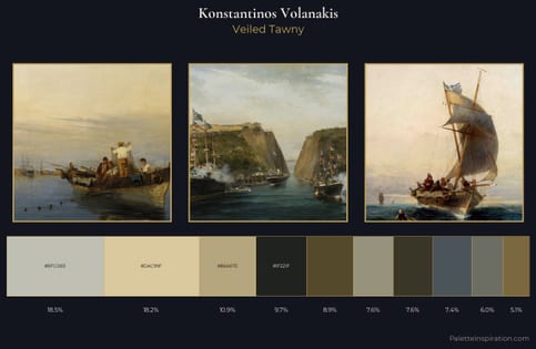 Konstantinos Volanakis Palette 6 - Veiled Tawny
