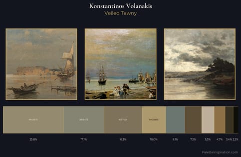 Konstantinos Volanakis Palette 8 - Veiled Tawny