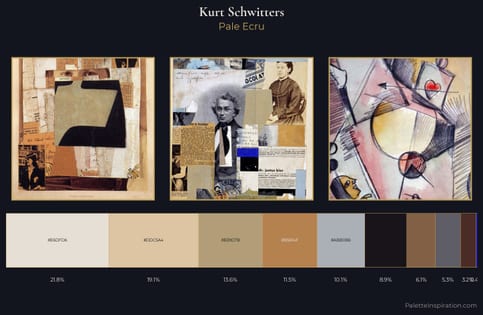 Kurt Schwitters Palette 3 - Pale Ecru