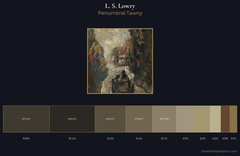 L. S. Lowry Palette 2 - Penumbral Tawny