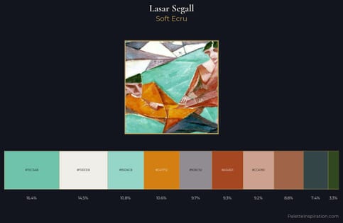 Lasar Segall Palette 1 - Soft Ecru