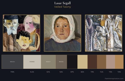 Lasar Segall Palette 2 - Veiled Tawny